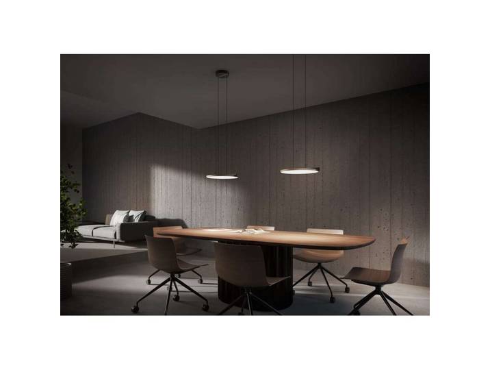 Inlay S2 Disc Hängelampe Ø34,2cm, schwarz/gold - Light-Point LIGHT-POINT Design by Studio F.A. Porsche - Esszimmer - Aluminium