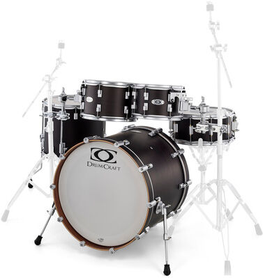 DrumCraft Series 6 Standard Satin Black Satin Natural