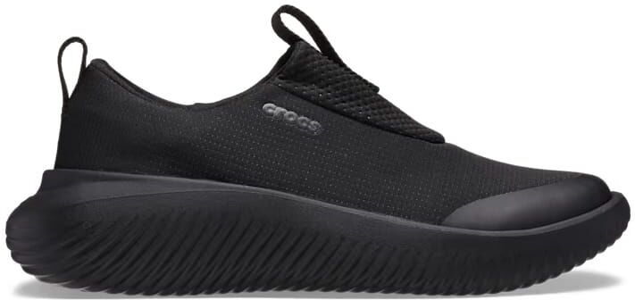 Crocs Mellow Ease slip-on tennarit (unisex) - Black/Black, 36-37