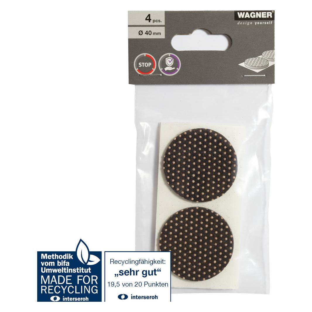 Wagner System EH 0140 Anti-Rutsch-Pads (Filzgleiter, 4 Stk.) (16014099)