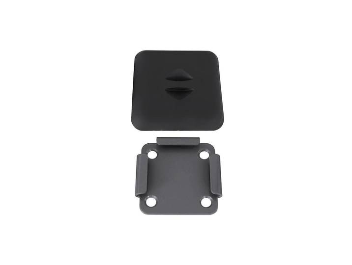 Hansiro Bodenhalterung FÜR Markisenpfosten, Grau, Metall, 9.6x2 cm, Sonnen- & Sichtschutz, Sichtschutz Garten