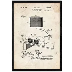 POSTER Toy Feder Patent 2 A3 Rahmenlos