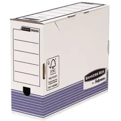 Bankers Box Archivbox R-Kive Prima (80mm) ws/bl 0026401
