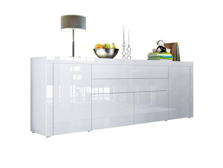 SIDEBOARD La Paz Weiß Hochglanz / Weiß Hochglanz