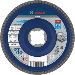 Bosch PRO Fächerschleifscheibe X571 Best for Metal, gewinkelt, Fiber - 2608621766