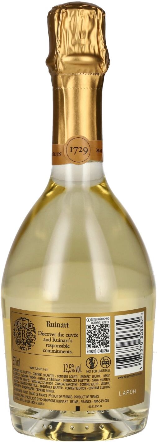 Ruinart Champagne Blanc de Blancs Brut 12,5% Vol. 0,375l