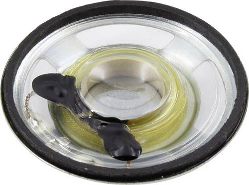 TRU Components 1.57 Zoll 4cm Kleinlautsprecher 1W 8Ω Kunststoff-Membran, Feuchtigkeitsbeständig, Transparente Membran