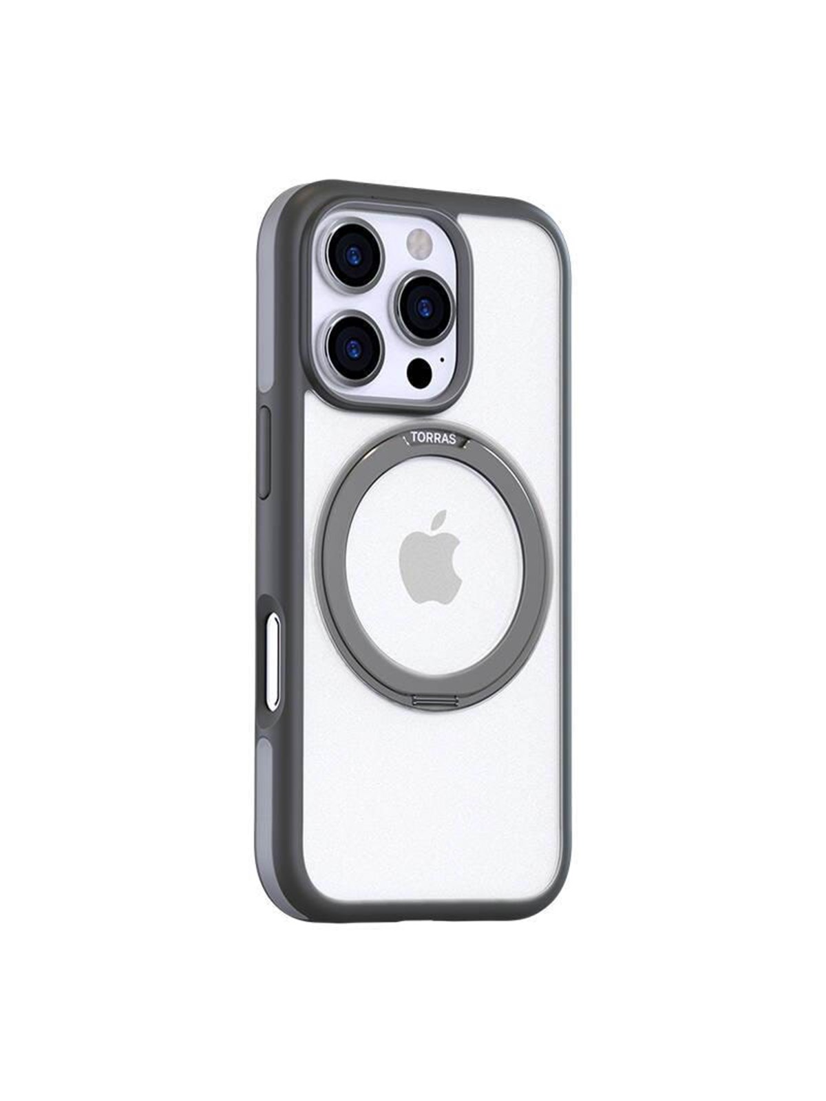 Torras Ostand R Fusion Case for iPhone 16 Pro (Gray)