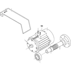 PROXXON 24400-01-90 Abdeckung Klemmenkasten für Drehmaschine PD400