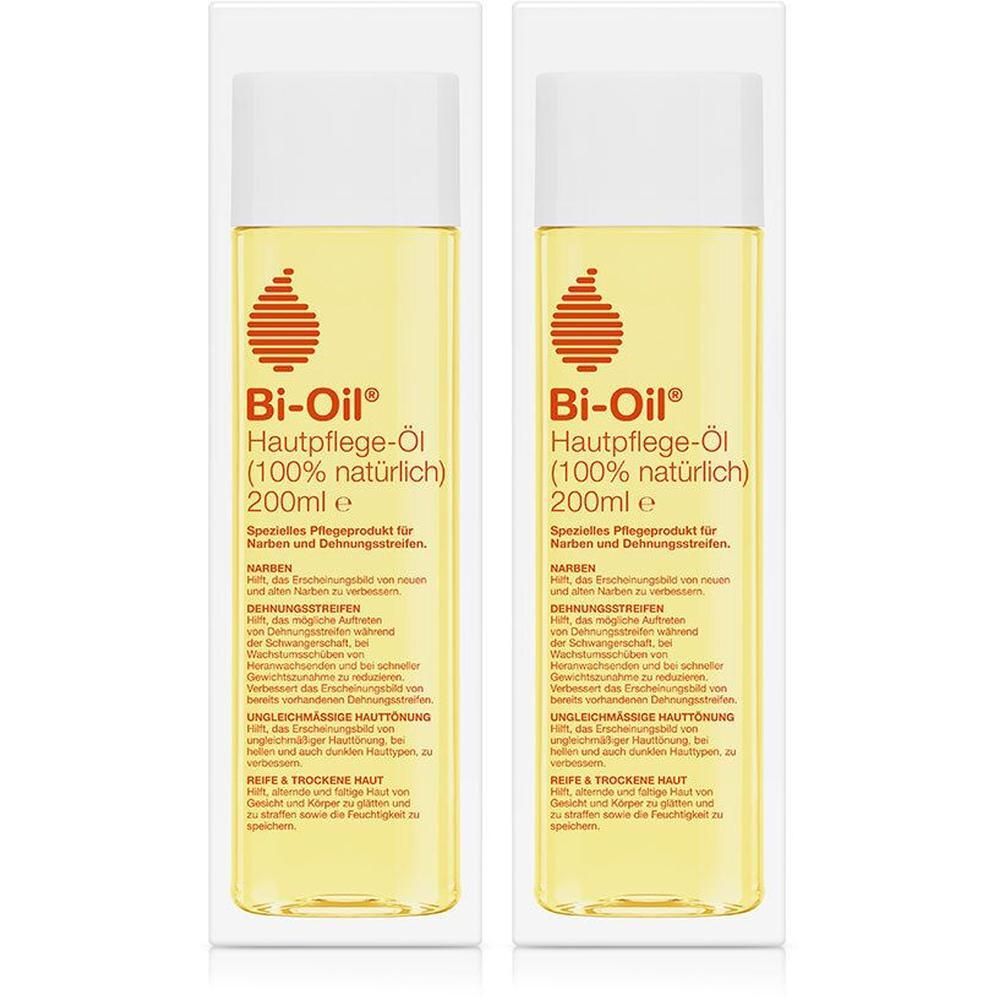 Bi-Oil Hautpflege-Öl 100% natürlich x2 2x200 ml Öl