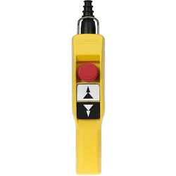 Schneider Electric Hand Pendel-Steuereinheit 3-Funktion, Schalter + Taster, Gelb, Rot, Weiss, Schwarz