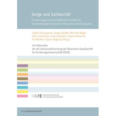 Sorge und Solidarität, Taschenbuch von , Verlag Barbara Budrich, 978-3-8474-3168-8