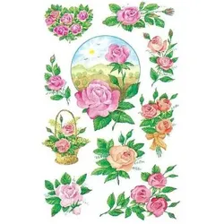 Z-Design, Sticker, Rosen (3 Sticker)