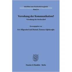 Verrohung der Kommunikation?, Fachbücher von Eric Hilgendorf, Mustafa Temmuz Oğlakcıoğlu