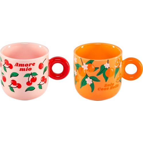 Bialetti Set 2 Tassen mercato della frutta