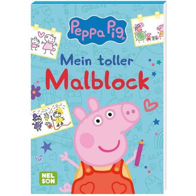 Peppa Wutz Ausmalbilder: Mein toller Malblock, Taschenbuch von , Nelson, 978-3-8451-2249-6