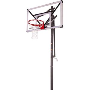 Goaliath Basketballkorb GoTek 54, zur Bodenmontage, outdoor, Ø 45 cm, höhenverstellbar 230 - 305 cm, mit Ständer