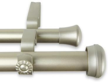 InStyleDesign Edison 1-inch Adjustable Double Drapery Rod 160-240 inch - 160 to 240 inch