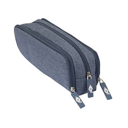 WEDO Schlampermäppchen Denim blau, 23,0 x 7,5 cm
