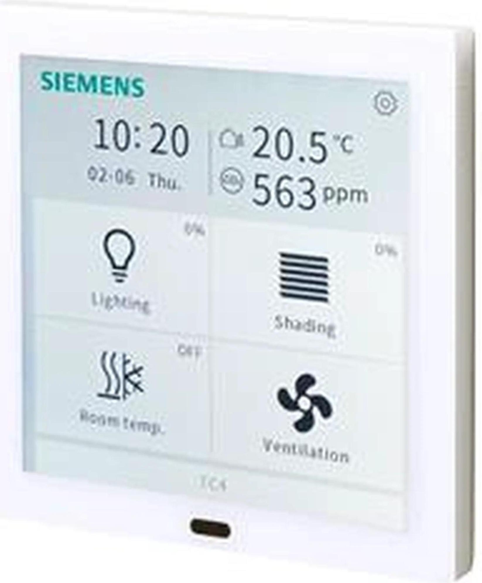 Siemens KNX Touch Control TC4, 4-Zoll-Touchpanel, weiß, 1 Stk.