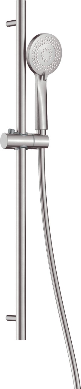 Neuesbad Serie 200 Duschset, 3-Funktionen, Edelstahl gebürstet NB1DENQAF51K1