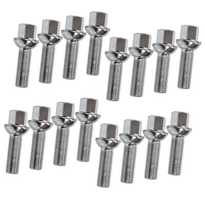 Febi Bilstein 16x Radschraube Kugelbund M12X1.5X20 [Hersteller-Nr. 46644] für Mercedes-Benz
