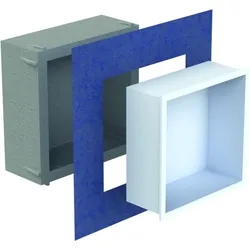 Schedel Multistar vision Nischeneinsatz BOX3030MR 300 x 300 x 120 mm, mit Rahmen, bianco weiß