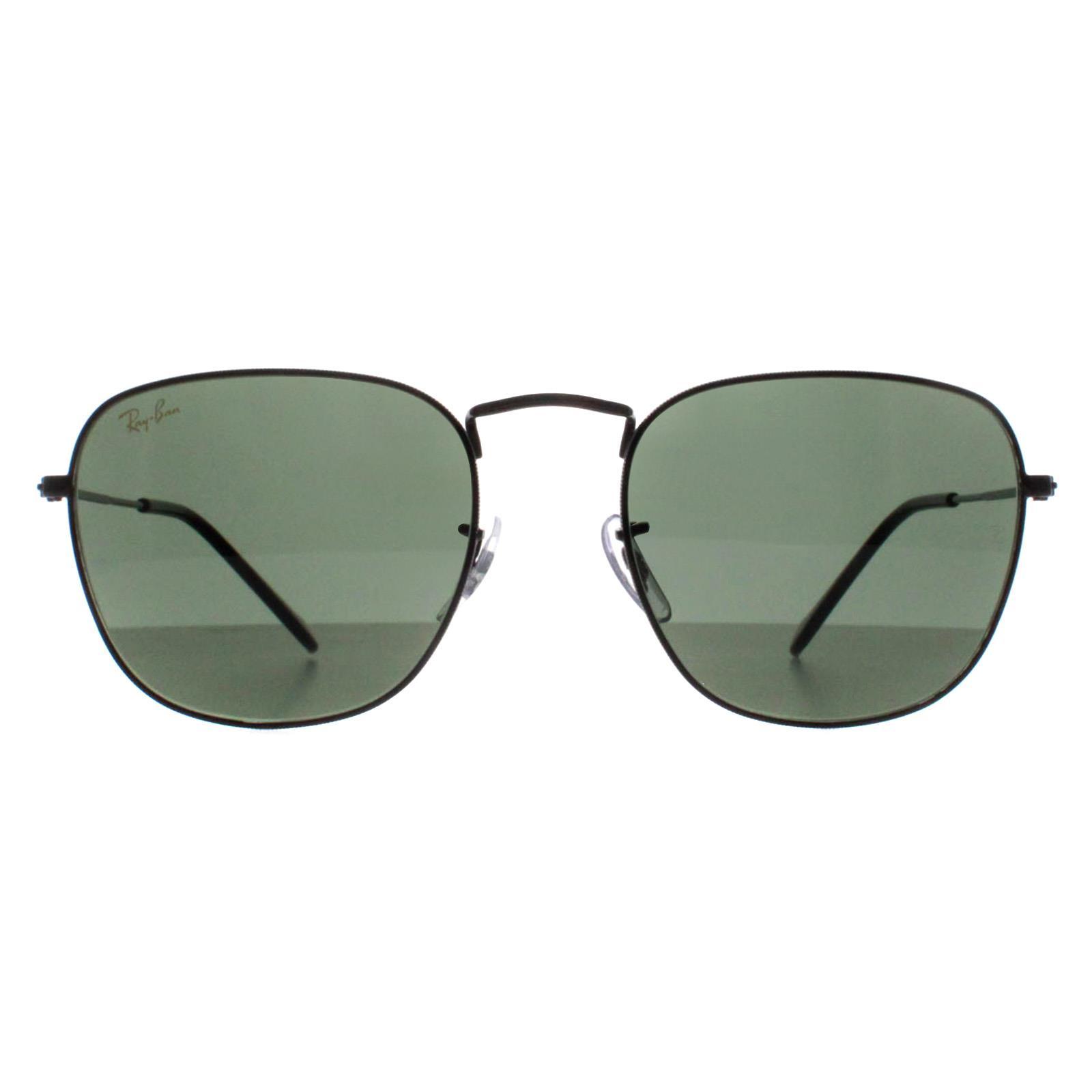 Ray-Ban Vierkant Unisex Zwart G-15 Groen RB3857 Frank