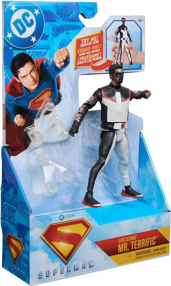 Spin Master Superman Filmserie Deluxe Figuur Mr. Terrific - 15 cm