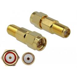 Delock 89990 89990 SMA-Adapter SMA-Stecker - SMA-Buchse 1 St. Single