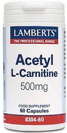 Lamberts Acetyl L-carnitine 500 mg HCL 500 gr
