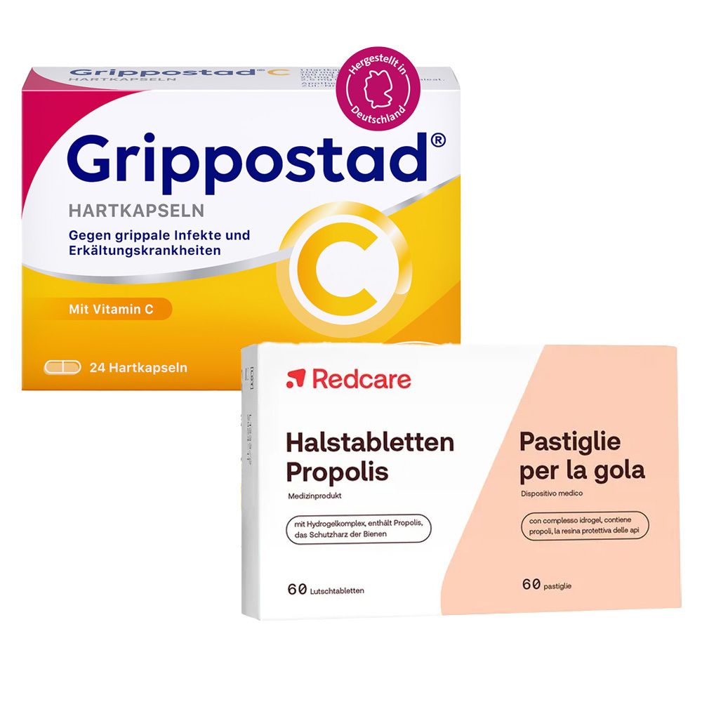 Halstabletten Propolis RedCare & Grippostad C Hartkapseln 1 St Keine Angabe