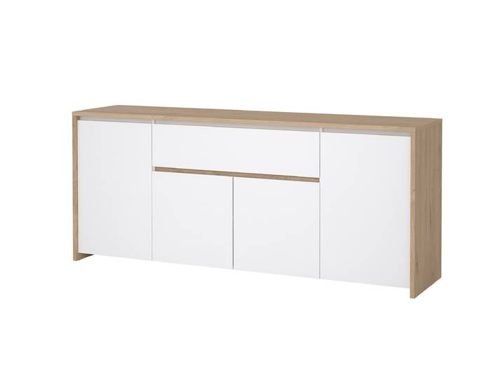 Sideboard mit Schublade weiß - Jackson Hickory 197 cm - NEXT