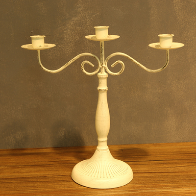 Inspire Daily Merch Light Luxury Candle Holder Decorations, Nordic Romantic Candlelight Dinner Props Table Decorations For Modern Home white 3