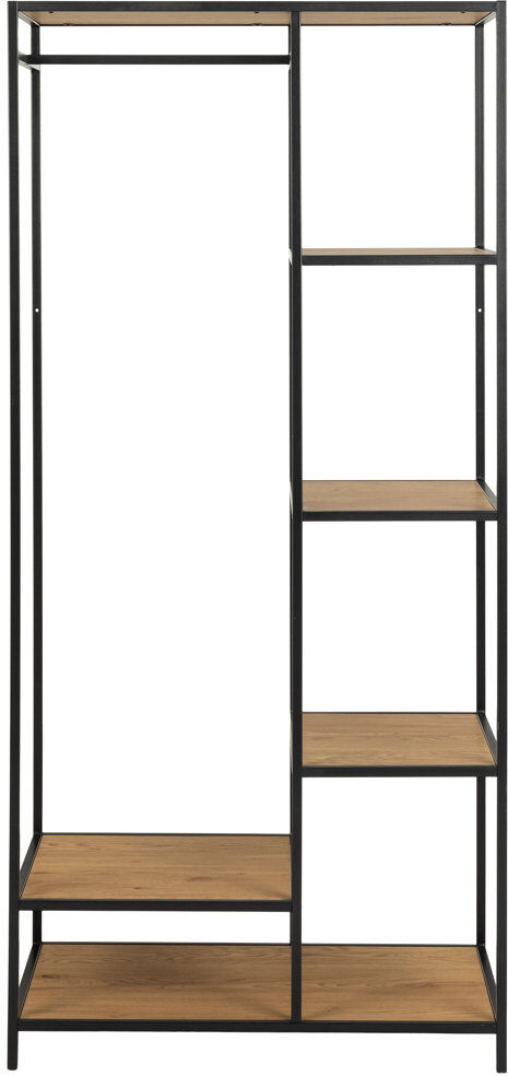 Mercury Milardo 77cm Clothing Rack Black/Brown