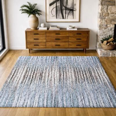 Addison Rugs Premium Washable Super Soft Ombre Reliance Dream Shag Rug