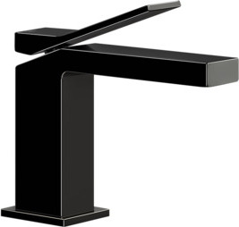 GESSI WT-Einhebelmischer RETTANGOLO K 3/8 Flex Metall Schwarz