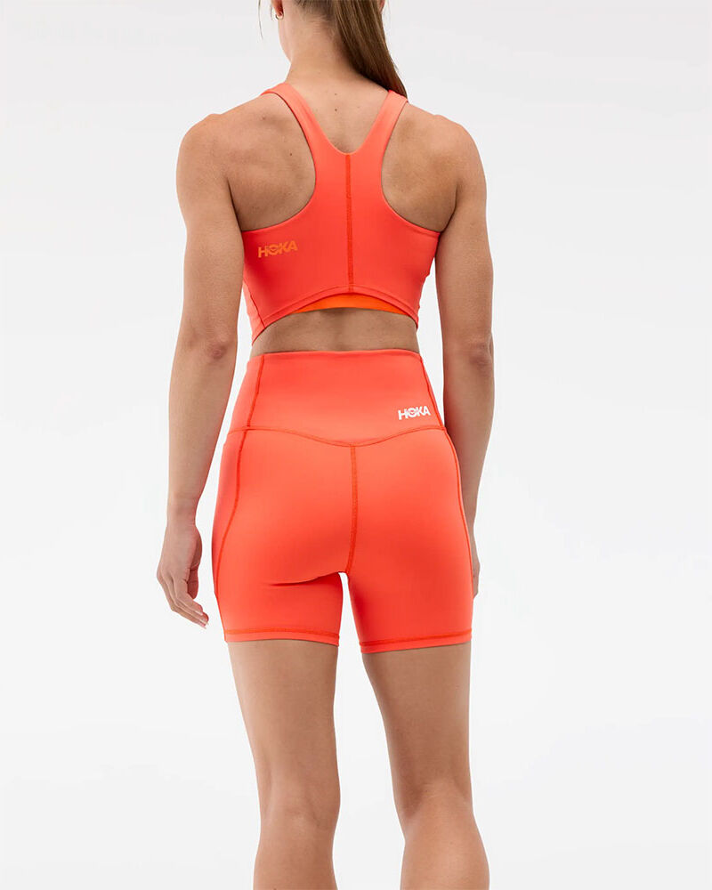Hoka Elaro 5" Bike Short (Dame) - Bell Pepper, Xs