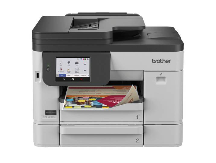 Brother MFCJ5110DW, Jet d'encre, Impression couleur, 1200 x 4800 DPI, A4, Impression directe, Noir, Blanc MFC-J5110DW