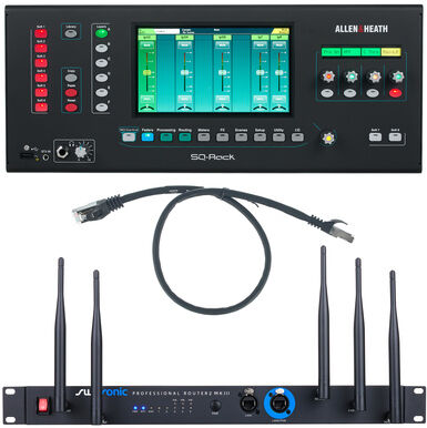 Allen & Heath SQ Rack Router Bundle Noir