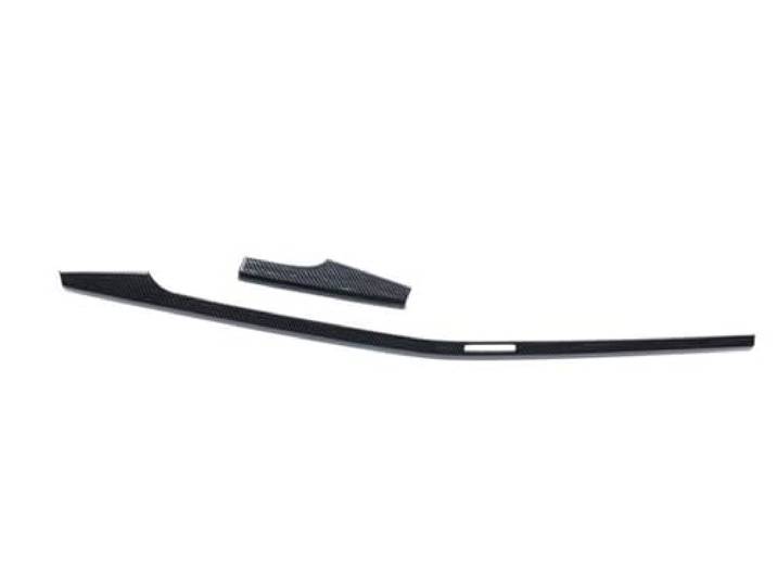 DZSQOMHGD Aufkleber Zubehör Für Q5 FY 2018-2022 LHD Innen Aufkleber Auto Center Console Dashboard Panel Rahmen Dekorative Streifen Trim Innendekoration Set(Carbon Color)