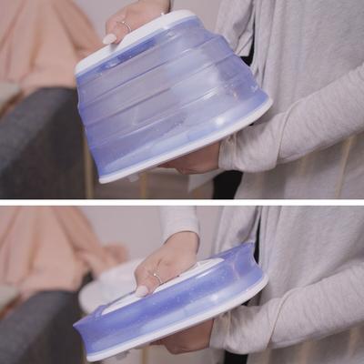 Crane USA 1 Gal. Cool Mist Collapsible Humidifier, Blue/White, Top Fill, for Medium Rooms Up to 500 sq. ft.