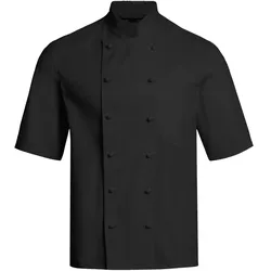 Kochjacke Kurzarm "5567" - XS - schwarz