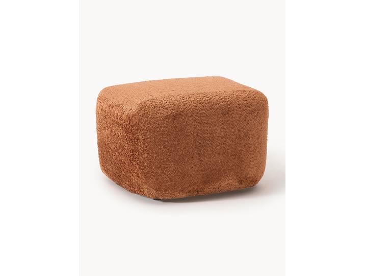 Pouf en peluche-bouclette Wolke