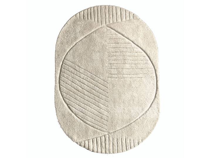 Tapis en laine Ovale Génial blanc cassé 160x240