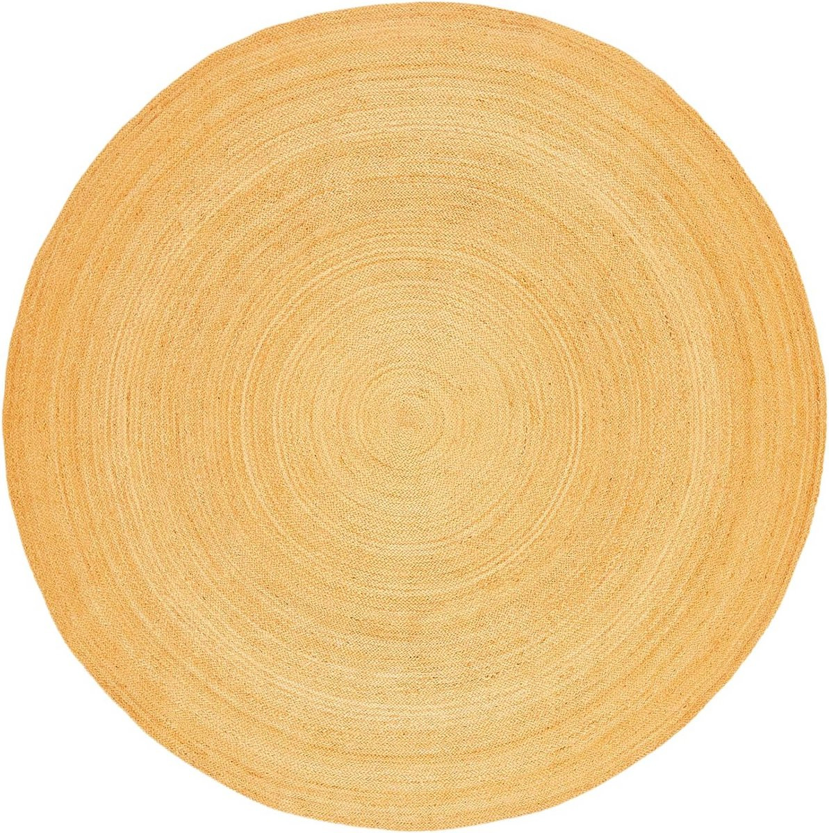 Rond Jute Vloerkleed Boho Ethnic Natuurlijk Beige