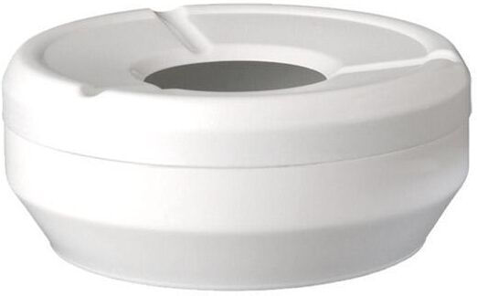 APS Posacenere antivento "Gleam" 10 cm Bianco
