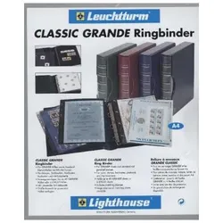 Leuchtturm Albenverlag, Bindegerät Zubehör, Ringbinder GRANDE im Classic Design, inkl Schutzkassette, grün