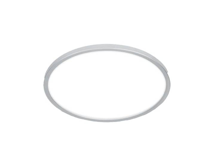 BRILONER - LED plafondlamp met indirect licht, vlak, IP44 spatwaterdicht, LED plafondlamp, LED paneel, badkamerlamp, badkamerlamp, keukenlamp, natte ruimte verlichting, 29x4cm (DxH), mat chroom