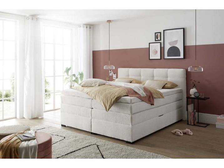 ED EXCITING DESIGN Boxspringbett Fanes, mit Bettkästen